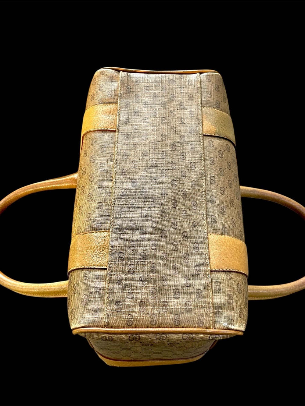 Vintage 1980s Gucci Micro GG Monogram Boston Satchel Bag - Picture 5 of 16